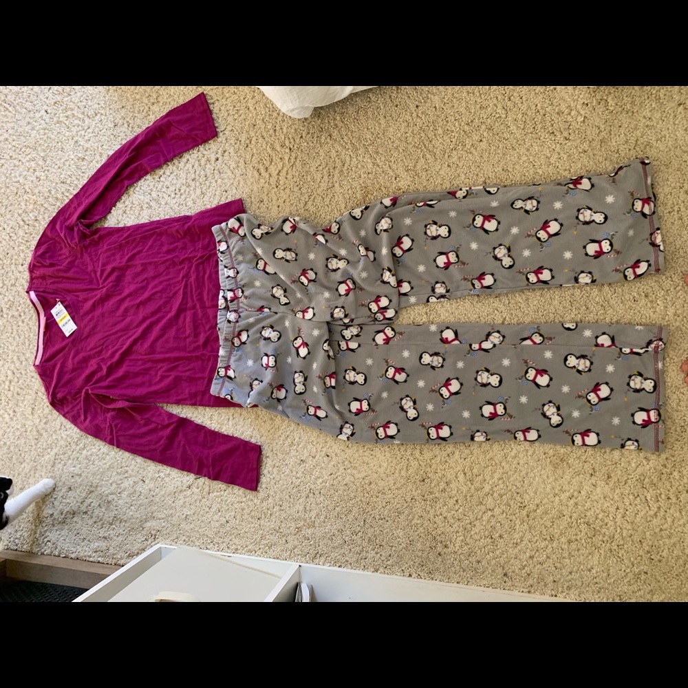 Winter Pajama set top and bottoms